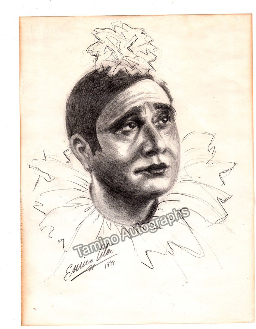 Opera Singer Sketches - Lot of 19 Hand-made Drawings – Tamino Autographs