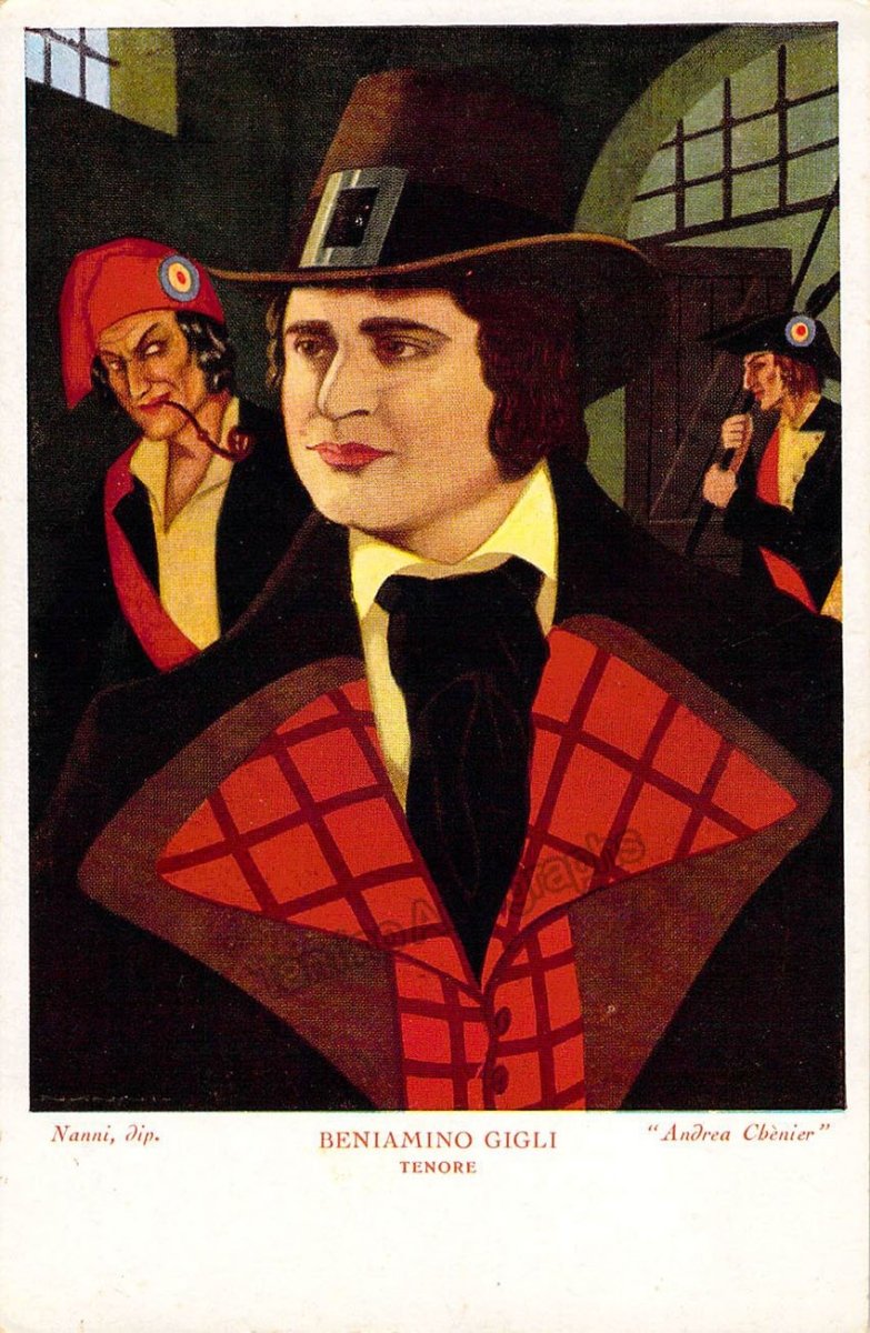 Opera Singers - Lot of 14 Color Portrait Postcards - Tamino