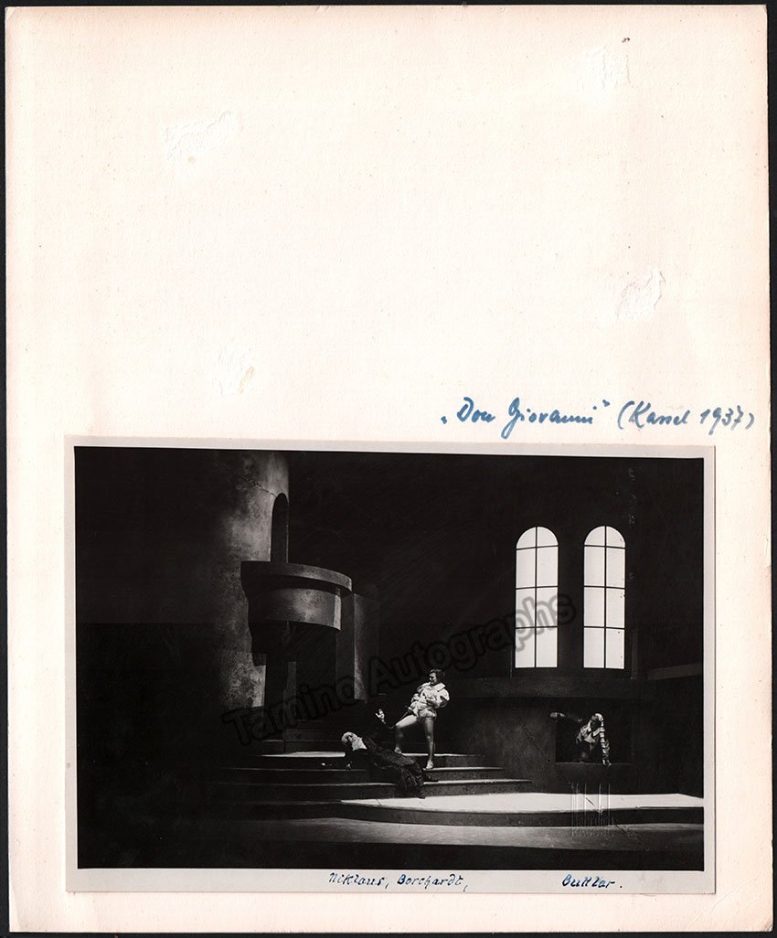 Opera Singers - Lot of 5 Vintage Photographs - Tamino