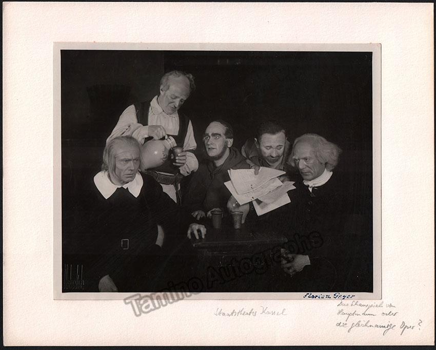 Opera Singers - Lot of 5 Vintage Photographs - Tamino