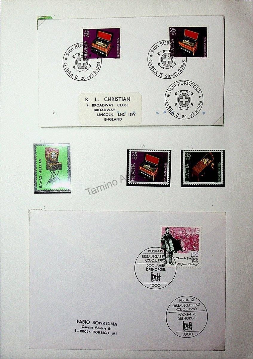 Opera Stamp Collection - Lot of Opera-Related Collectible Stamps and FDCs - Tamino
