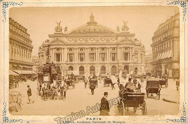 Opera Theaters Paris - Vintage Cabinet Photos
