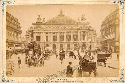 Opera Theaters Paris - Vintage Cabinet Photos