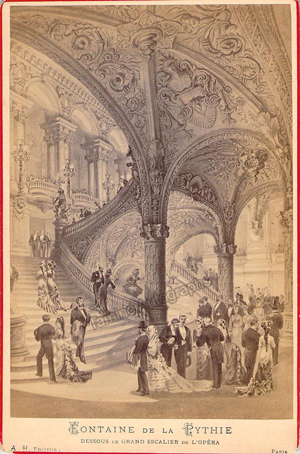 Opera Theaters Paris - Vintage Cabinet Photos - Tamino