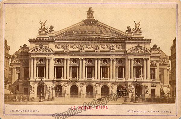 Opera Theaters Paris - Vintage Cabinet Photos - Tamino
