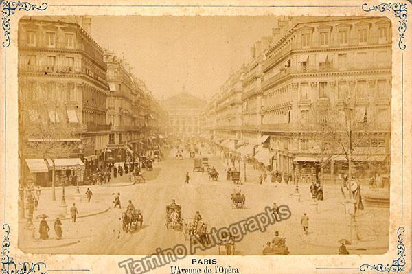 Opera Theaters Paris - Vintage Cabinet Photos - Tamino