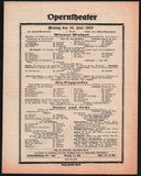 Operetta - Musicals - Theater - Vienna - Lot of 15 Playbills 1916-1925