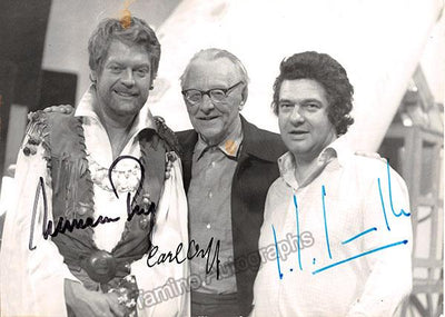 Orff, Carl - Prey, Hermann - Ponnelle, Jean-Pierre - Triple Signed Photo 1975