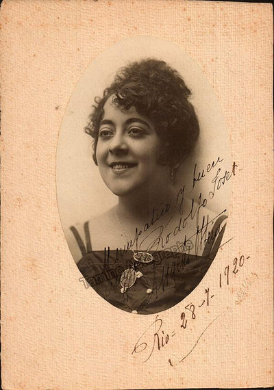 Ottein, Angeles - Signed Photograph 1920
