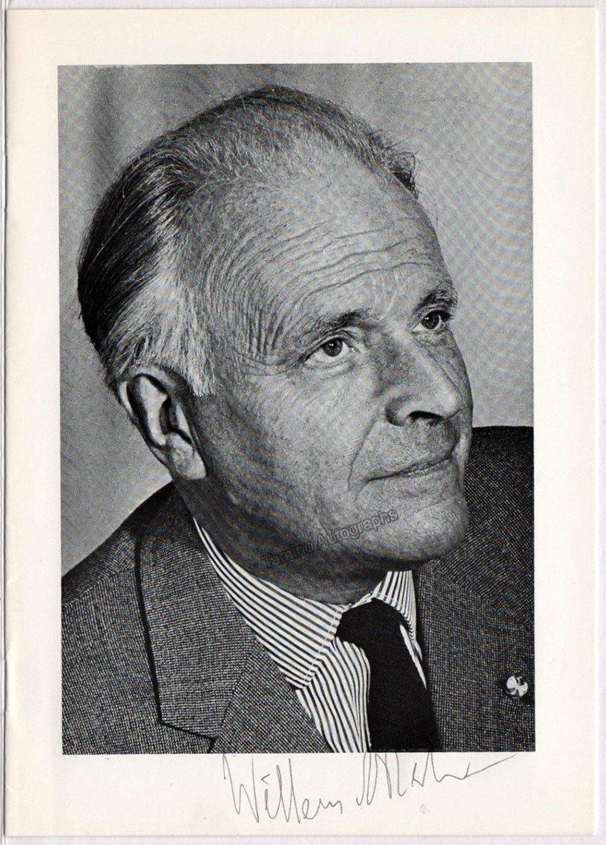 Otterloo, Willem van Signed Program Wuppertal 1970 Tamino