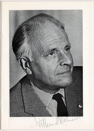 Otterloo, Willem van - Signed Program Wuppertal 1970