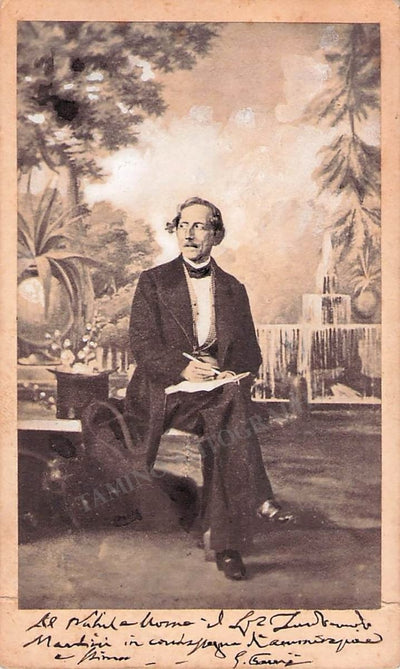 Pacini, Giovanni - Signed Carte-de-Visite