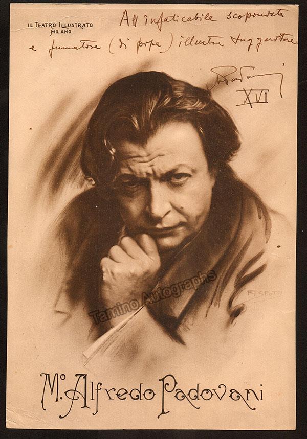 Padovani, Alfredo - Large Signed Photo 1916