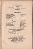 Palla de Mozzi - World Premiere Libretto-Program 1932