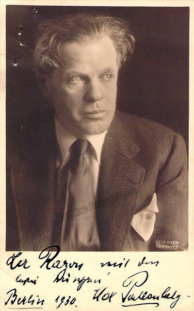 Pallenberg, Max - Signed Photo 1930