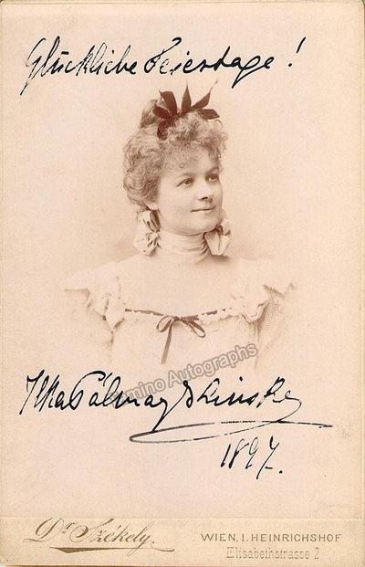 Palmay, Ilka - Signed Photo 1897