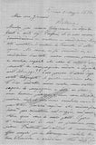 Pantaleoni, Adriano - Autograph Letter Signed 1881