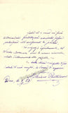 Pantaleoni, Adriano - Autograph Letter Signed 1883