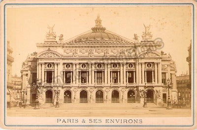 Paris Opera - Set of 2 Vintage Cabinet Photos