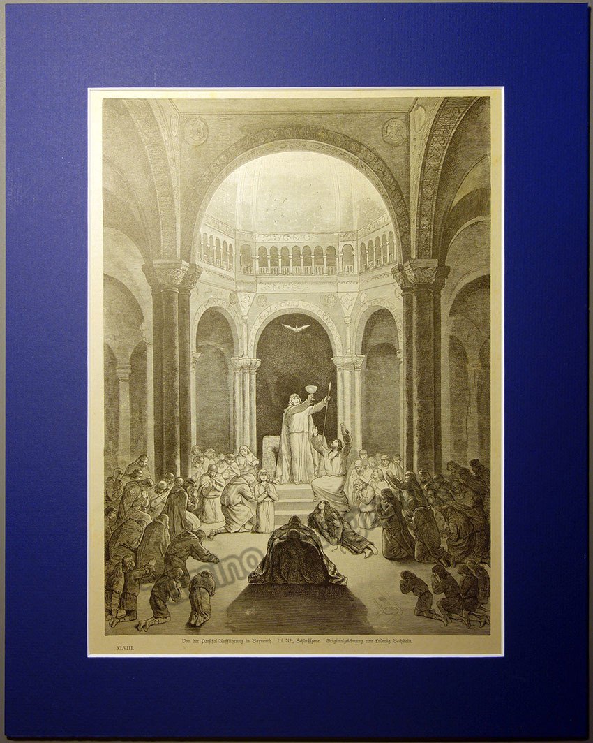 Parsifal - Vintage Print Bayreuth Premiere 1882