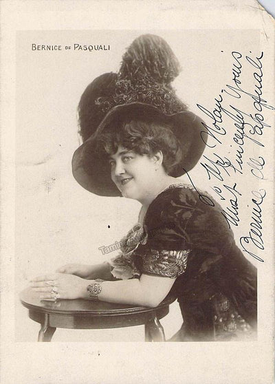 Pasquali, Bernice de - Signed Photograph