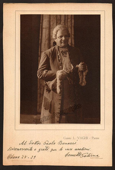 Paterna, Concetto - Large Photograph in Role Signed 1929