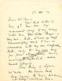 Patterson, Annie - Autograph Letter Signed 1926