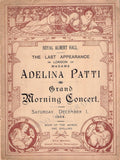 Patti, Adelina - Busoni, Ferruccio - Sarasate, Pablo - Patti´s Farewell Concert 1906