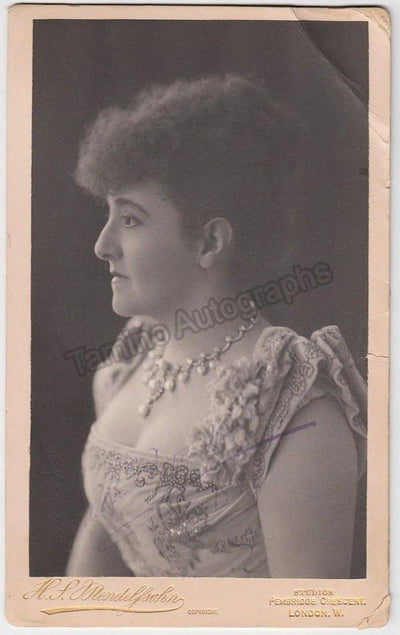 Patti, Adelina - Signed Cabinet Photo