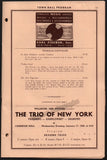 Pauly, Rose - Signed Program New York 1939