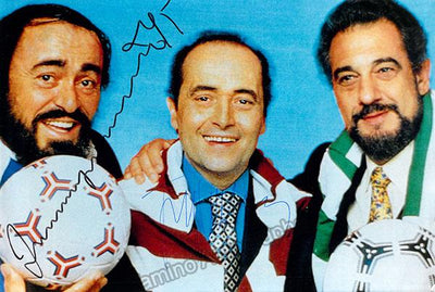 Pavarotti, Luciano - Carreras, Jose - Double Signed Photograph