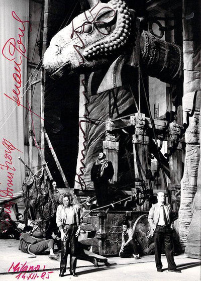 Pavarotti, Luciano - Dimitrova, Ghena - Ghiaurov, Nicolai - Pons, Juan - Photograph with Multiple Signatures