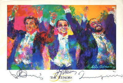 Pavarotti, Luciano - Domingo, Placido - Carreras, Jose - Large Signed Poster