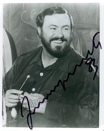 Pavarotti, Luciano - Signed photo - Tamino