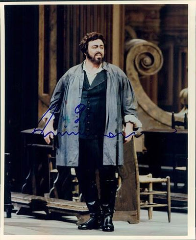 Pavarotti, Luciano - Signed Photo as Mario Cavaradossi