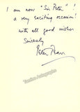 Pears, Peter - Autograph Letter Signed