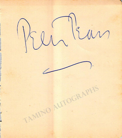 Pears, Peter - Signed Album Page