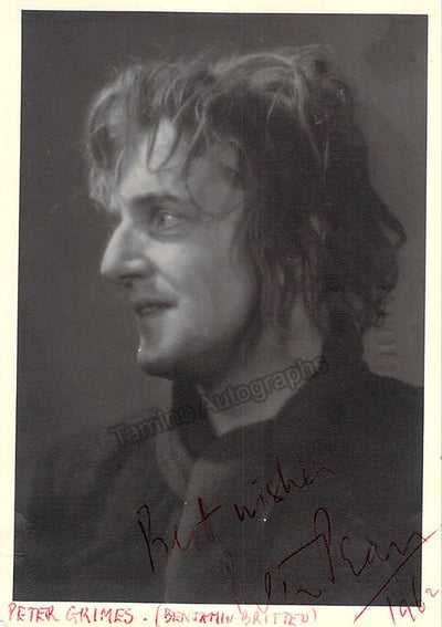 Pears, Peter - Signed Photo as Peter Grimes