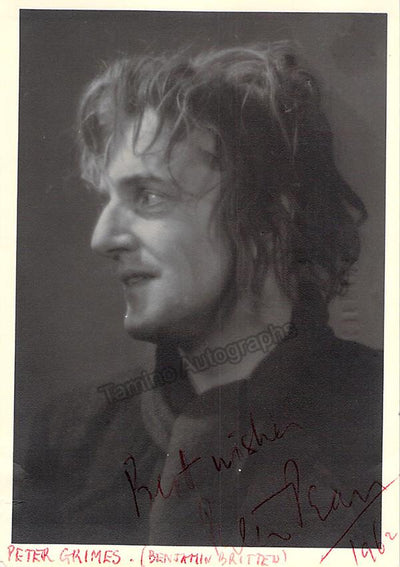 Pears, Peter - Signed Photo as Peter Grimes