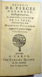 Pelisson et De La Suze "Recueil de Pieces Galantes" 1678