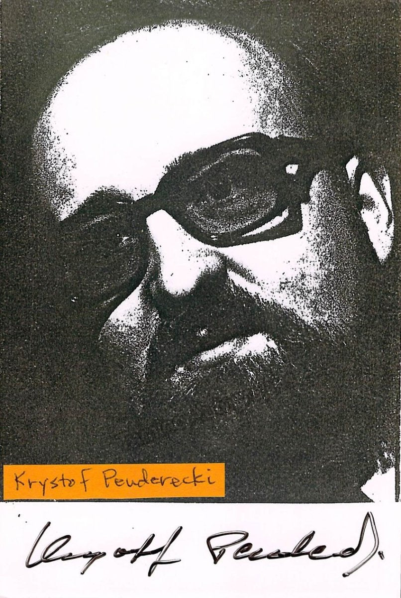 Penderecki, Krzysztof - Autograph Music Quote Signed 1997 - Tamino