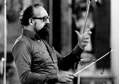 Penderecki, Krzysztof - Signed Photo Conducting
