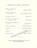 Performance Program "Il Trovatore" Royal Opera House 1953