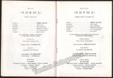 Performance Program "Norma" Teatro Epidauros 1960
