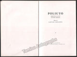 Performance Program "Poliuto" La Scala Season 1960-1961
