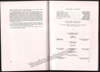 Performance Program "Poliuto" La Scala Season 1960-1961