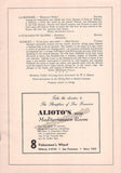 Performance Program Recital San Francisco 1958