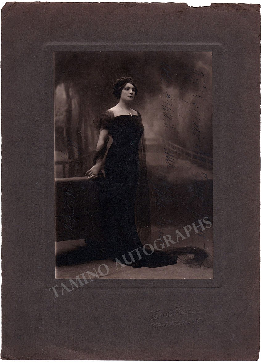 Perini, Flora - Large Signed Photo 1919 - Tamino