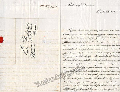 Persiani, Fanny - Autograph Letter Signed 1838