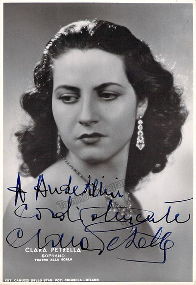 PETRELLA, Clara (Various Autographs)